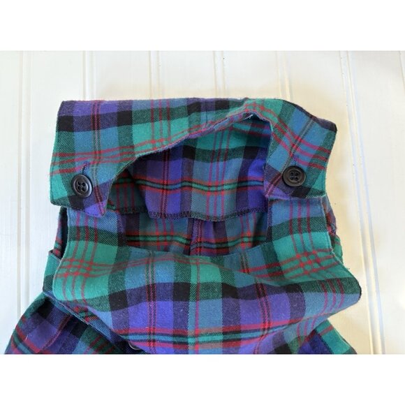 Vintage Plaid One Piece Romper Outfit Girls 18 Months Baby Cary - Picture 8 of 8